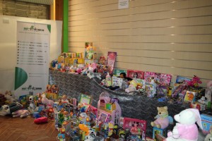 Parte de los juguetes donados por cientos de personas en Jerez, dentro de la campaña "Juguetes sin límites".