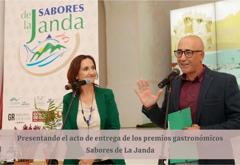 entrega de premios del concurso gastronomico sabores de la janda