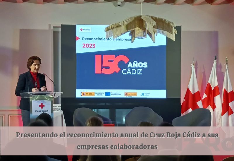 reconociiento de Cruz Roja Cádiz a sus empresas colaboradoras